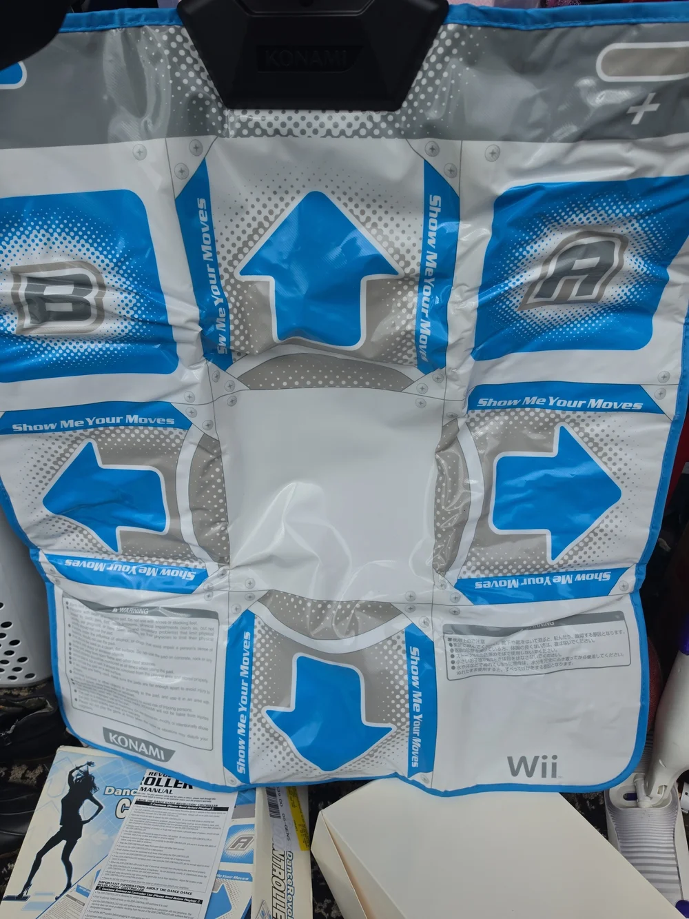 Konami DanceDanceRevolution Controller for Wii - Blue & White